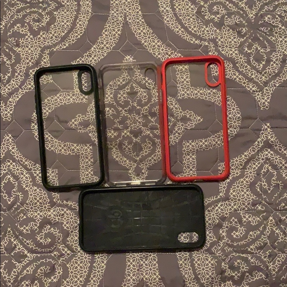 3/$15  iPhone X Clear Cases